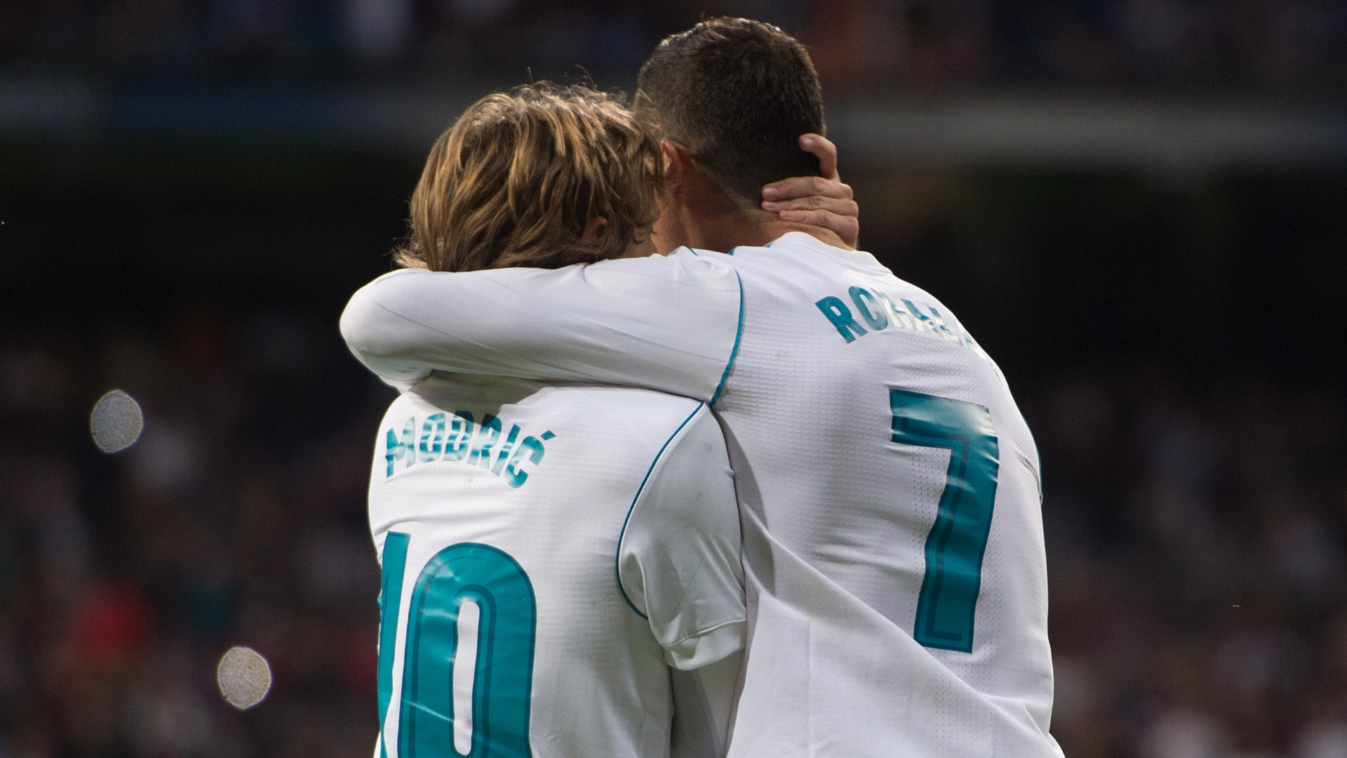 Cristiano Ronaldo and Luka Modric